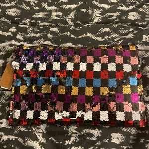 Hello 3 am multicolored medium size clutch